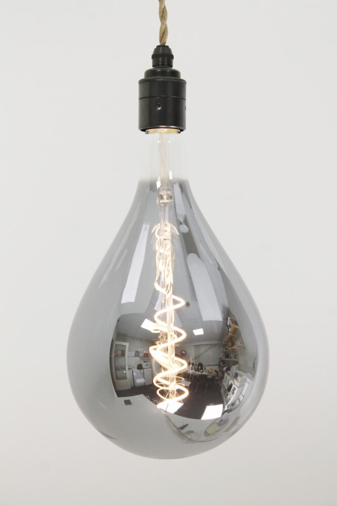 LED GIANT CURVE SMOKE DECO 4 watt E27 dimbaar | Peer 16 cm