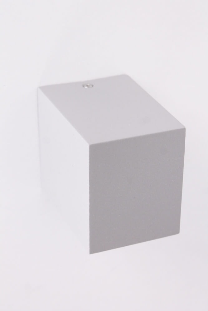 Buitenlamp / Wandlamp ZORA LED 1-lichts vierkant | Betongrijs
