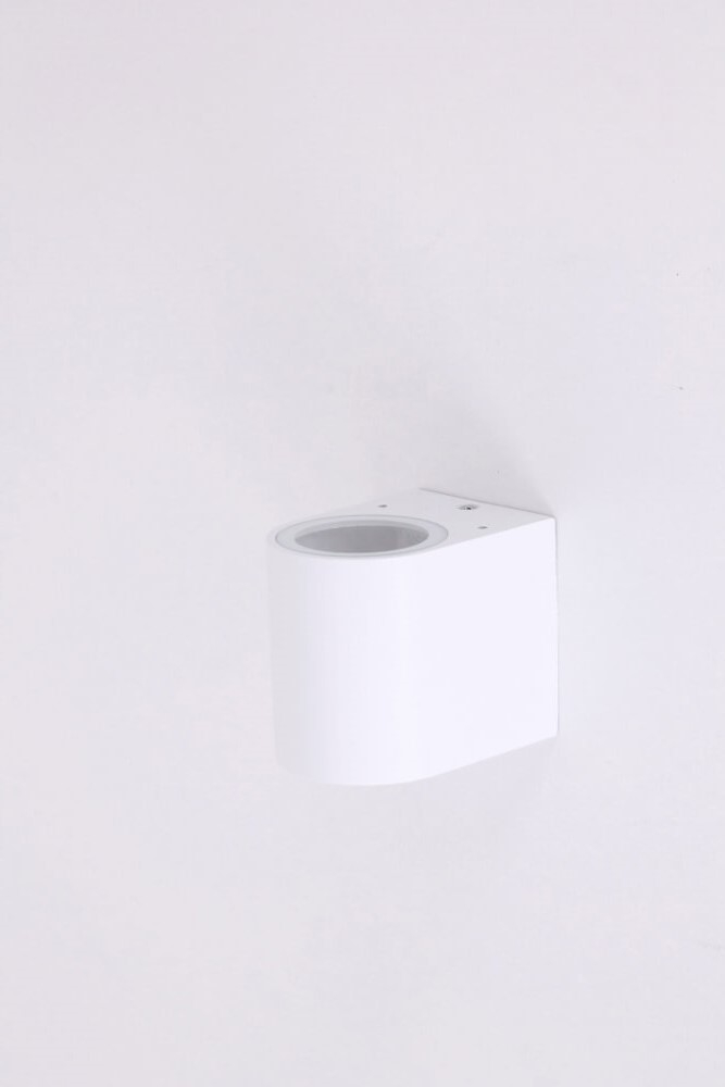 Buitenlamp / Wandlamp ZORA LED 1-lichts rond | Wit