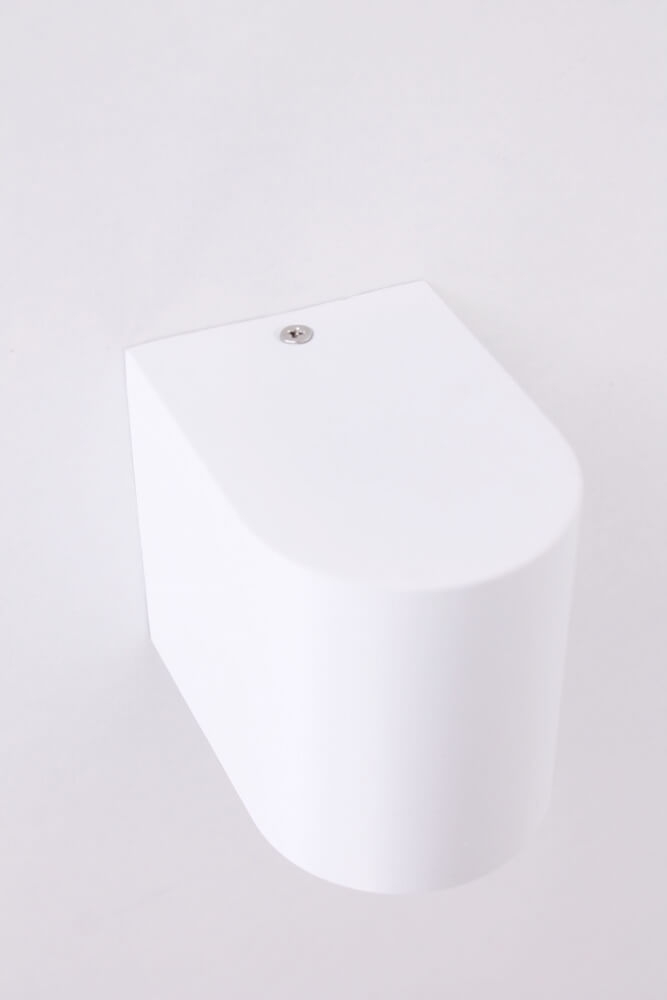 Buitenlamp / Wandlamp ZORA LED 1-lichts rond | Wit