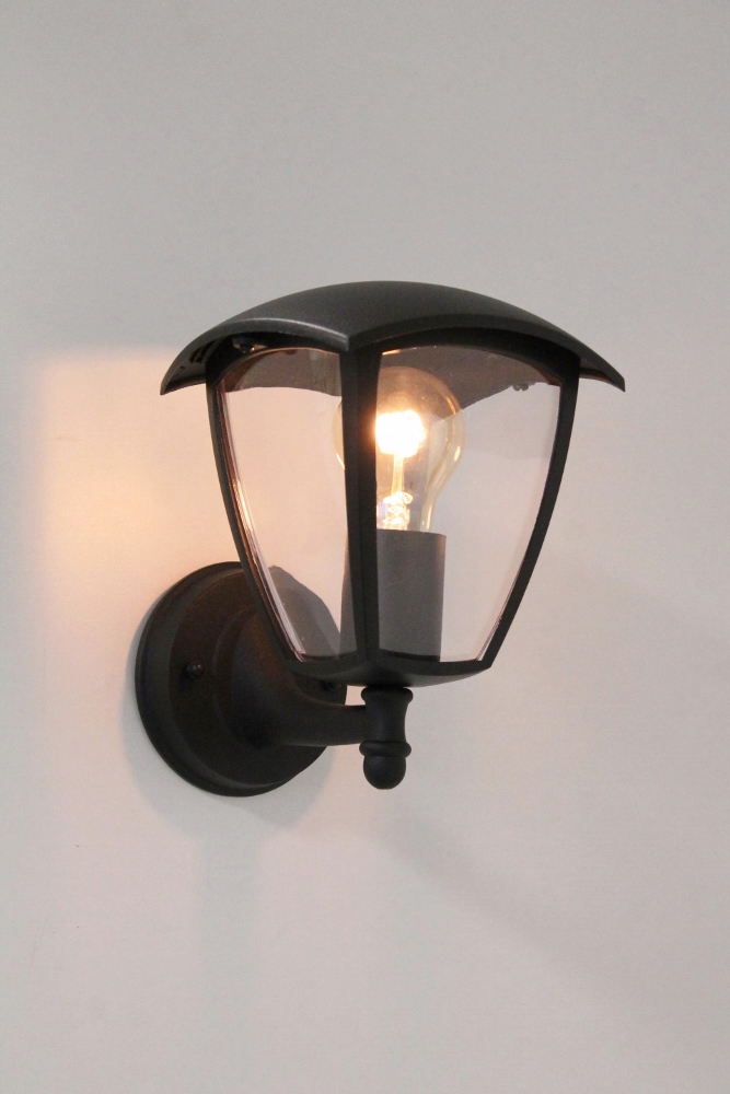 Buitenlamp BRICK UP wand omhoog | Zwart IP44