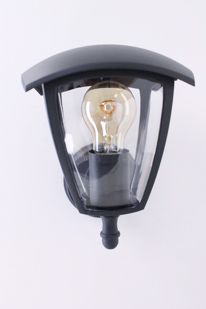 Buitenlamp BRICK UP wand omhoog | Zwart IP44