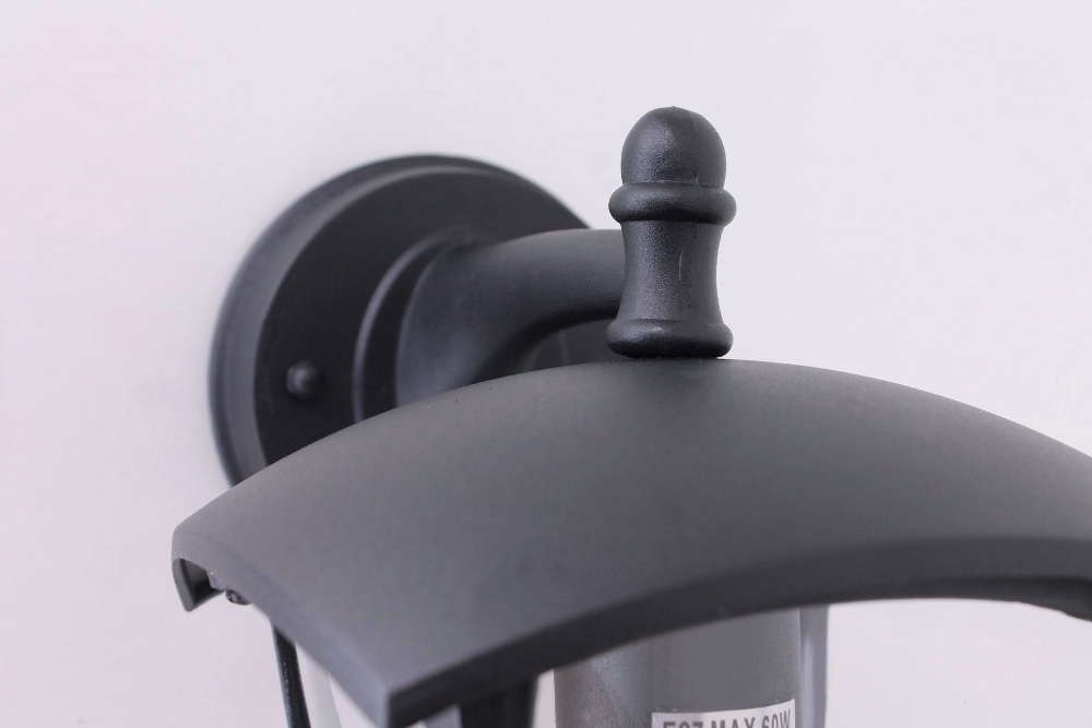 Buitenlamp BRICK DOWN wand omlaag | Zwart IP44