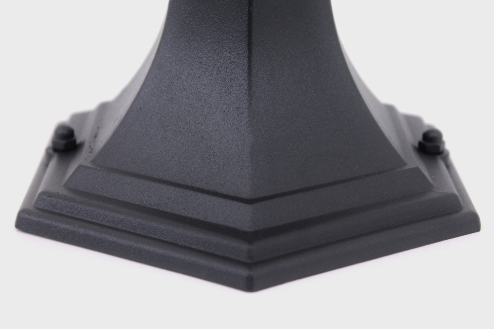 Buitenlamp BRICK paal klein 30 cm | Zwart IP44