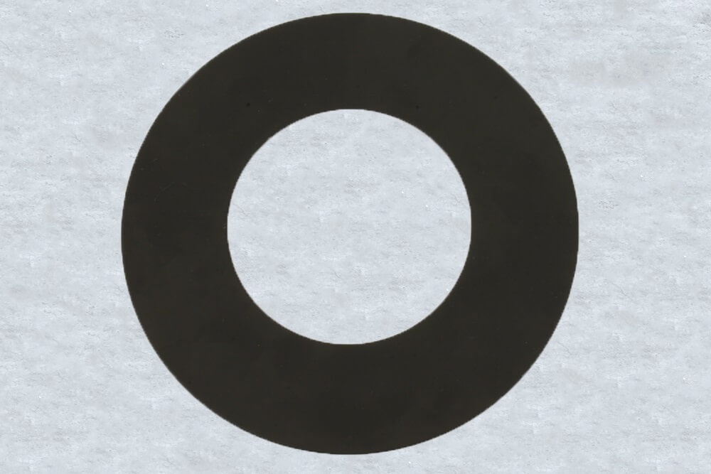 Opvulring zwart | Voor grote gaten in het plafond | Ø 14 cm