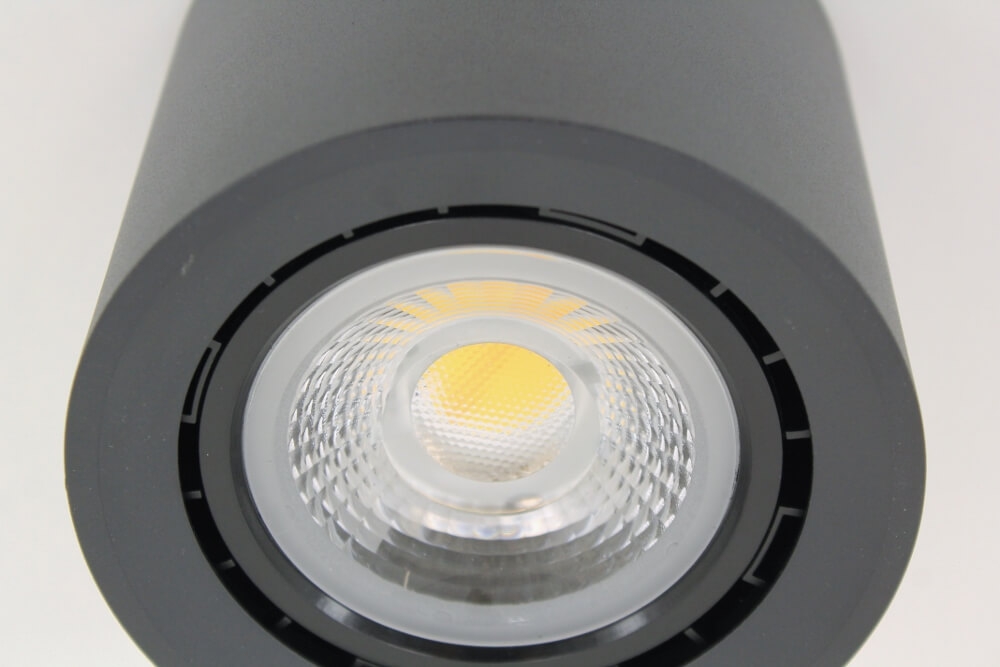 Plafondlamp / Opbouwspot FENDER LED rond | Zwart