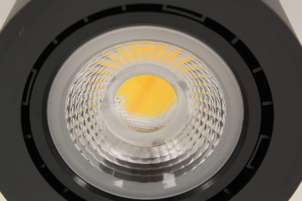 Plafondlamp / Opbouwspot FENDER LED rond | Zwart