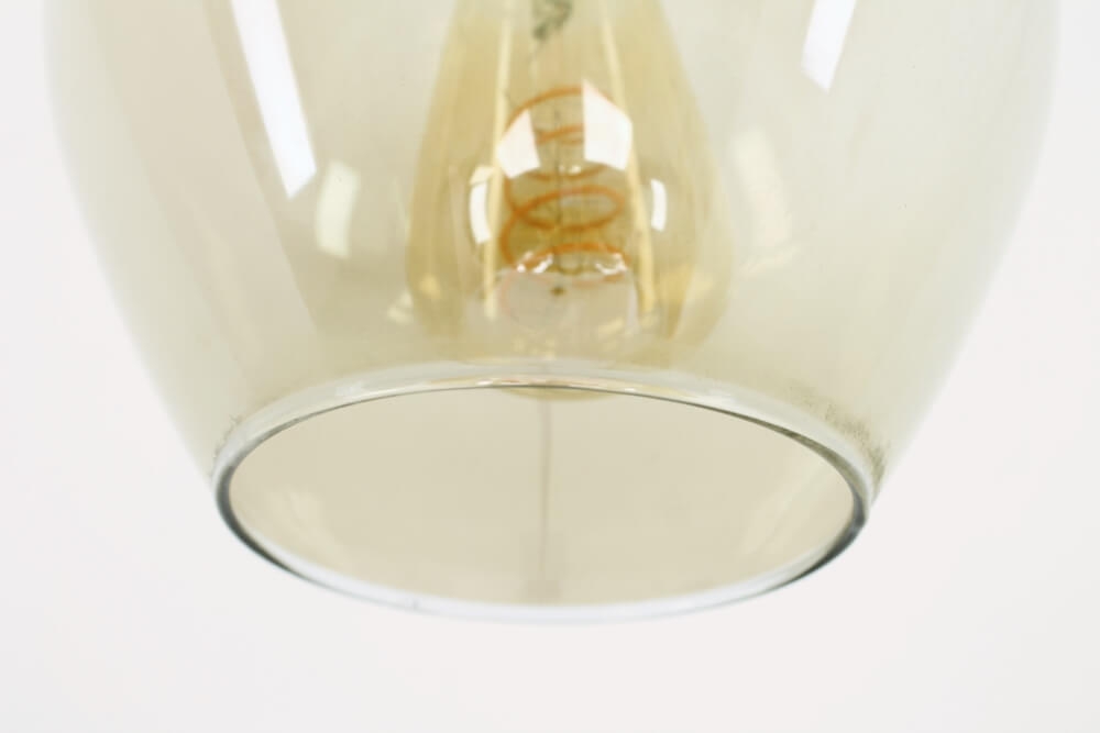 Los glas TINO smoke fumé | Druppel Ø 20 cm