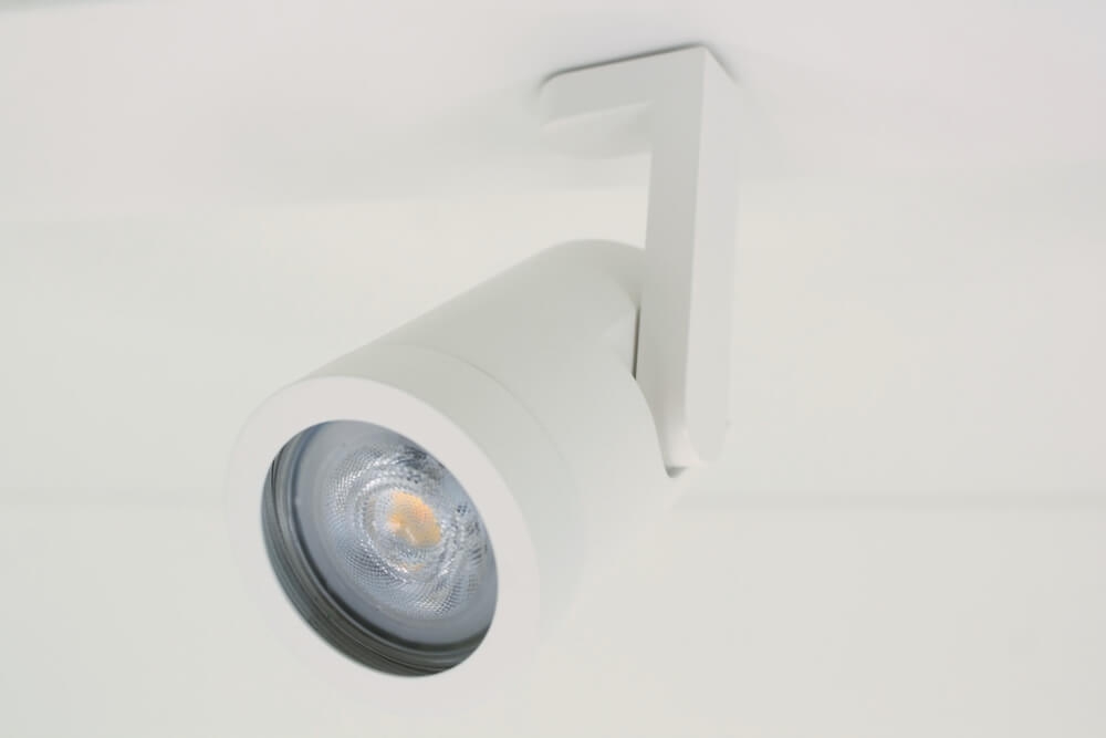 Stijlvolle strakke 2-lichts opbouwspot SCOOP balk | Wit