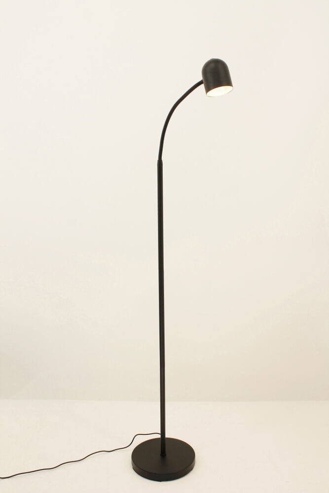 Leuke flexibele leeslamp EMMO met schakelaar | Zwart