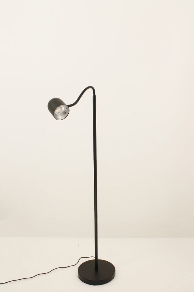 Leuke flexibele leeslamp EMMO met schakelaar | Zwart