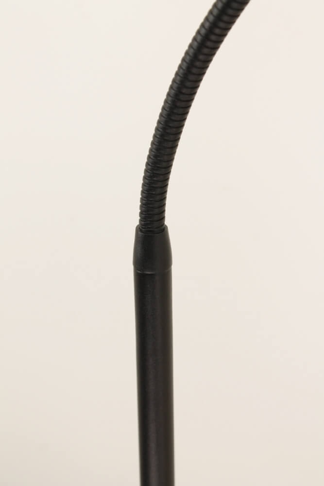 Leuke flexibele leeslamp EMMO met schakelaar | Zwart