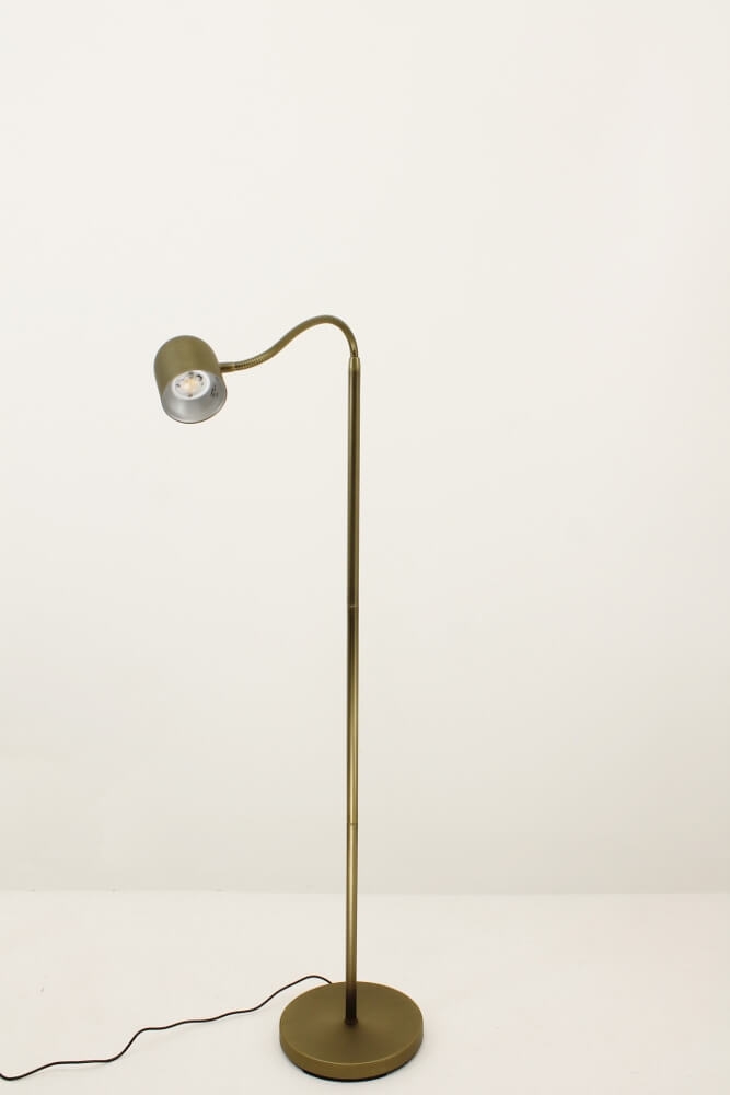 Leuke flexibele leeslamp EMMO met schakelaar | Brons