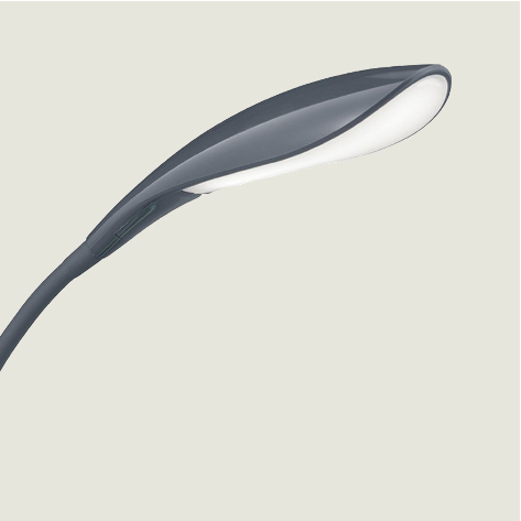 Bureaulamp HUSBY antraciet | 3,5 Watt 300 Lumen | 3 standen dimbaar witlicht | alle kleuren led licht | antraciet
