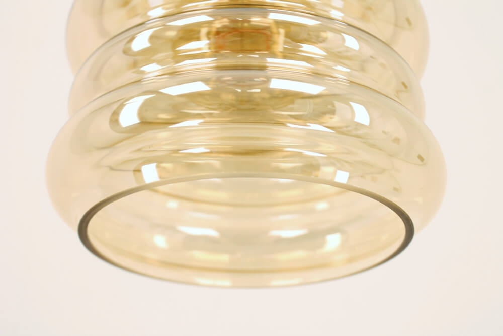 Zwarte hanglamp CLUSTER GOLD 3-lichts balk 100 cm | Ribbel
