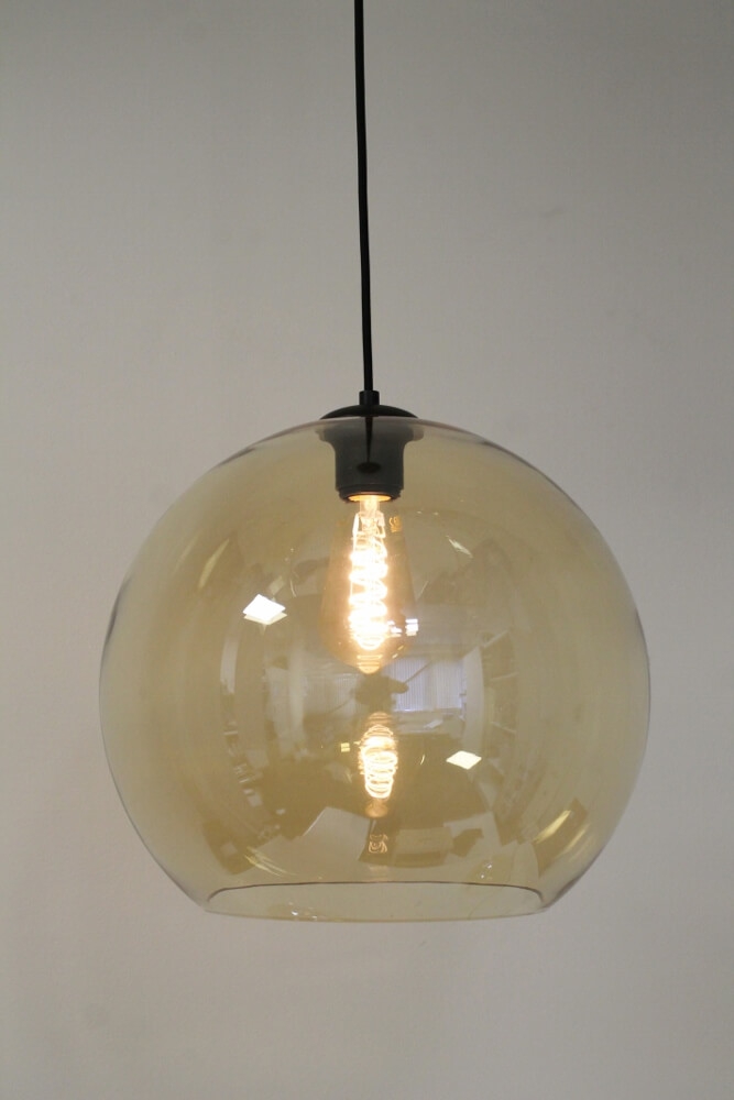Los glas BALLOON goudkleurig | Ø 35 cm