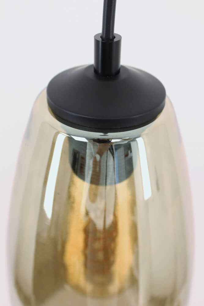 Los glas TINO smoke fumé | Vaas Ø 13 cm