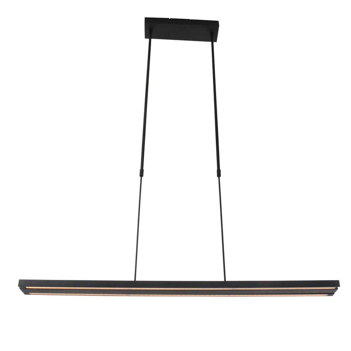 Moderne design hanglamp uitschuifbaar MITO LED | Zwart 88-140 cm