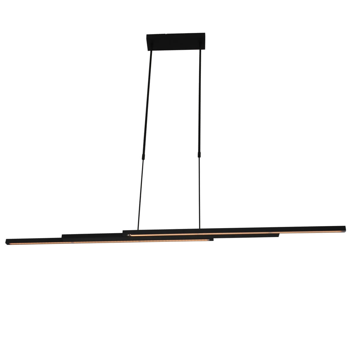 Moderne design hanglamp uitschuifbaar MITO LED | Zwart 88-140 cm