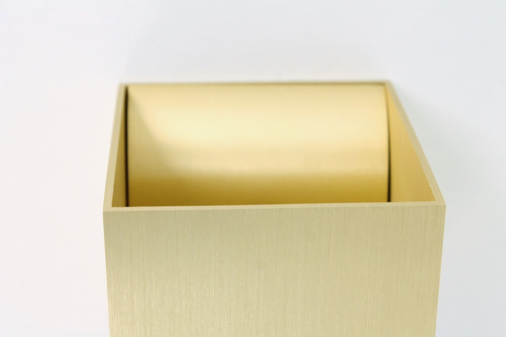 Wandlamp BLOQ B 10 x 10 cm | Goud