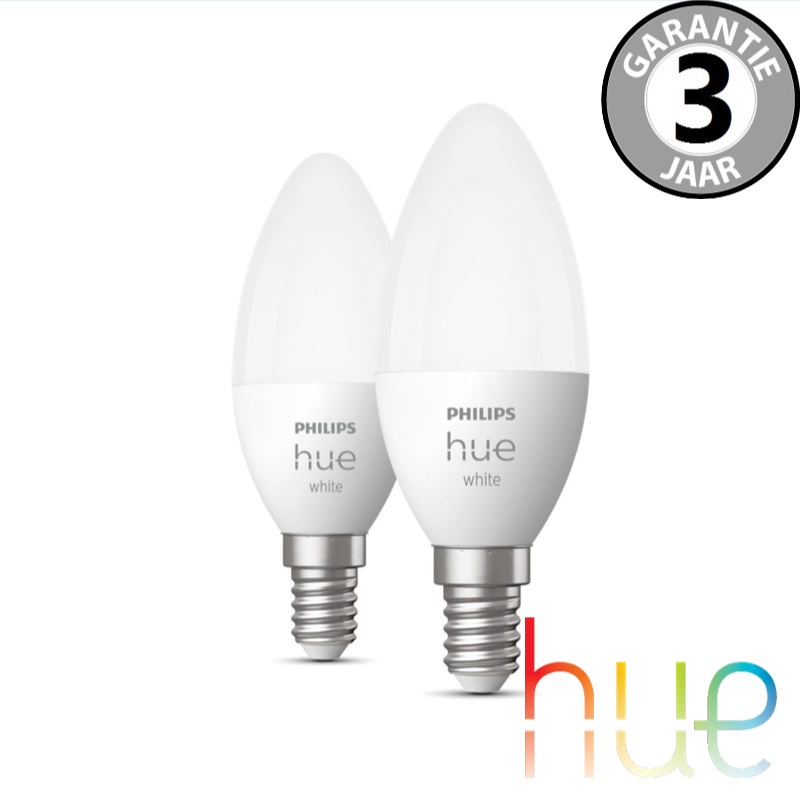 Philips Hue White E14 Duopack kaars