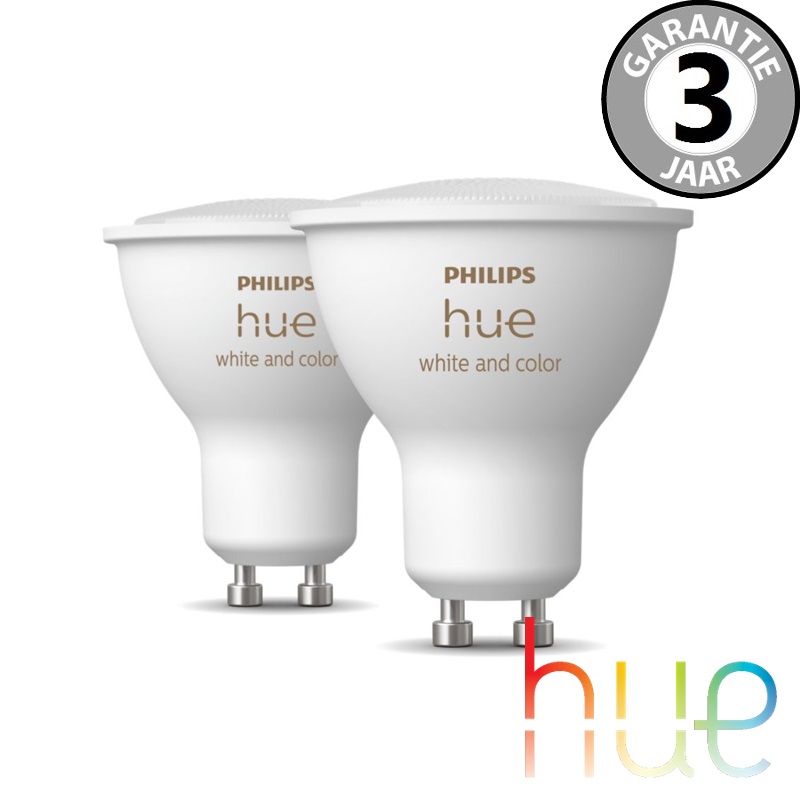 Philips Hue White Ambiance en Color GU10 duopack