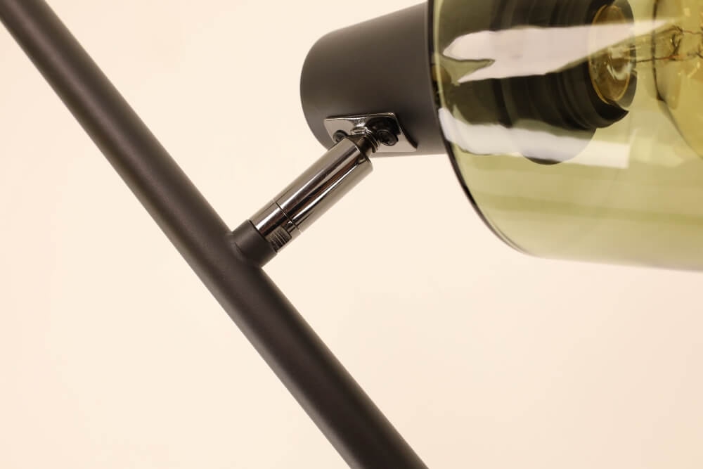 Vloerlamp YAMAS 3-lichts | Groen glas Ø 12 cm