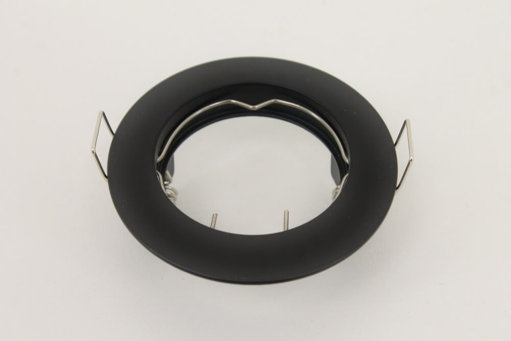 Zwarte inbouwspot CLASSIC niet kantelbaar | 7,8 cm