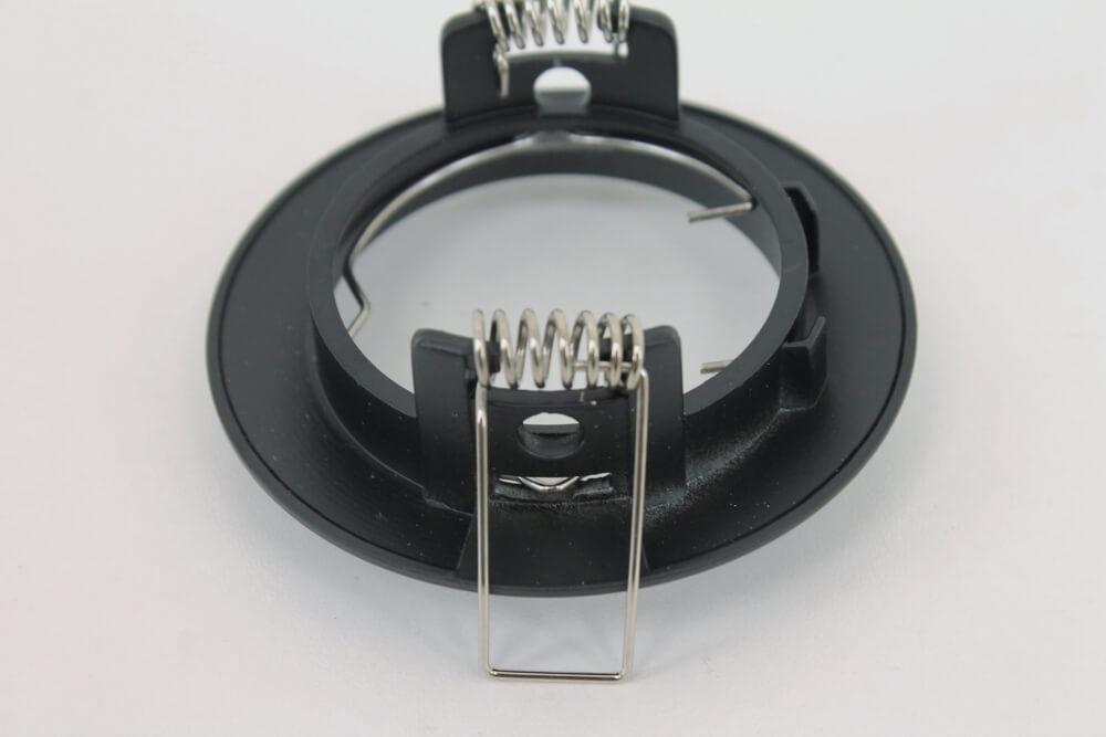 Zwarte inbouwspot CLASSIC niet kantelbaar | 7,8 cm