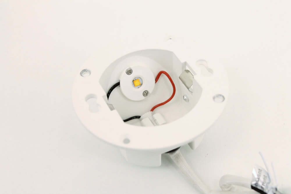 Trapverlichting / Inbouw wandlamp GERA EYE LED warm wit | Wit