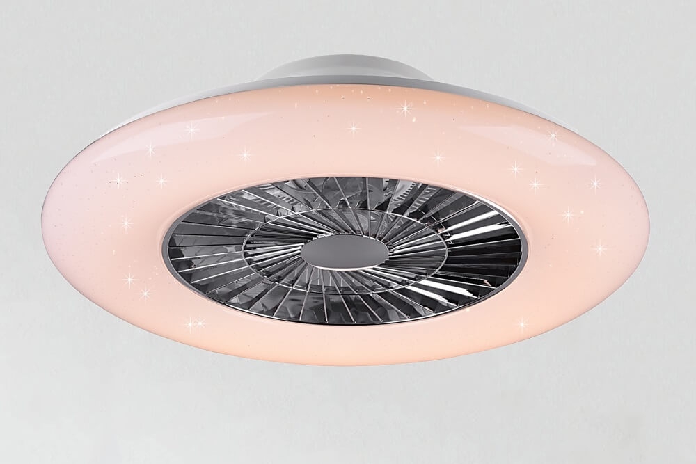 Plafondventilator STARLIGHT Ø 60 cm met lamp | Kleur instelbaar en 3 snelheden