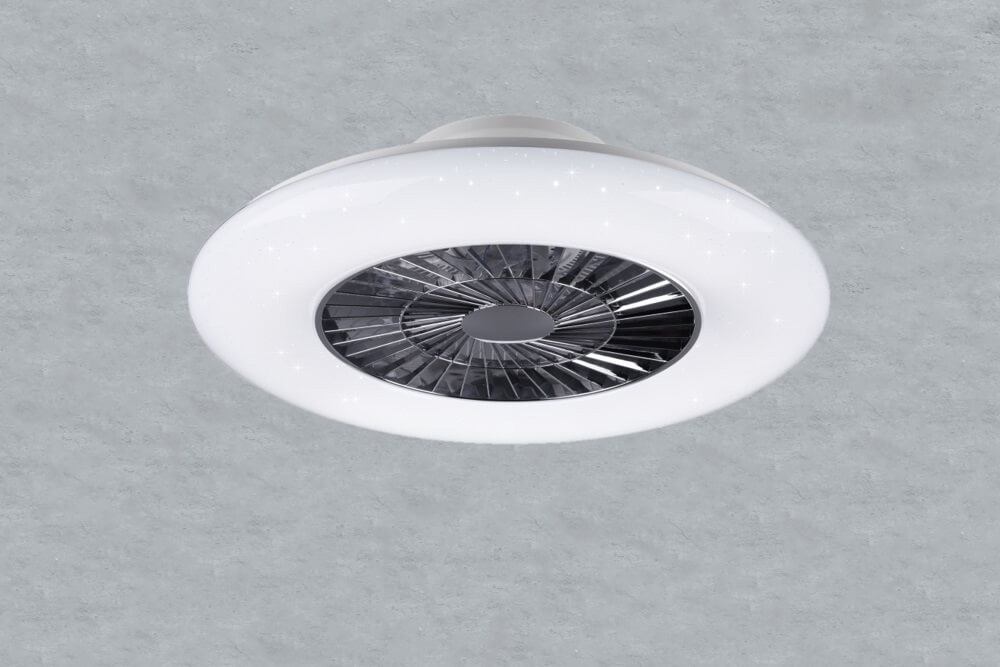 Plafondventilator STARLIGHT Ø 60 cm met lamp | Kleur instelbaar en 3 snelheden