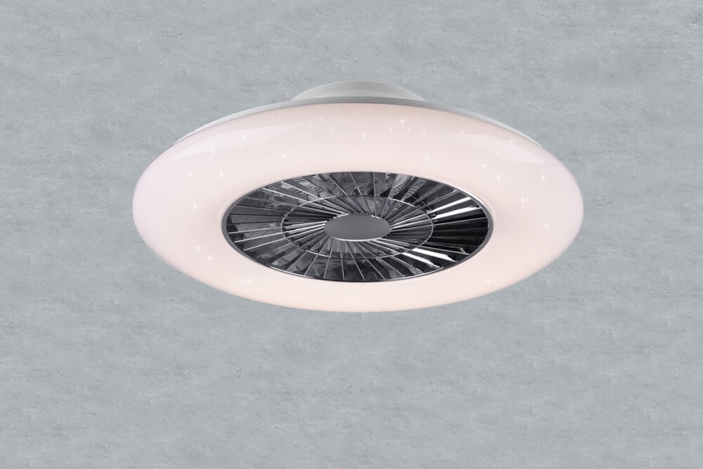Plafondventilator STARLIGHT Ø 60 cm met lamp | Kleur instelbaar en 3 snelheden