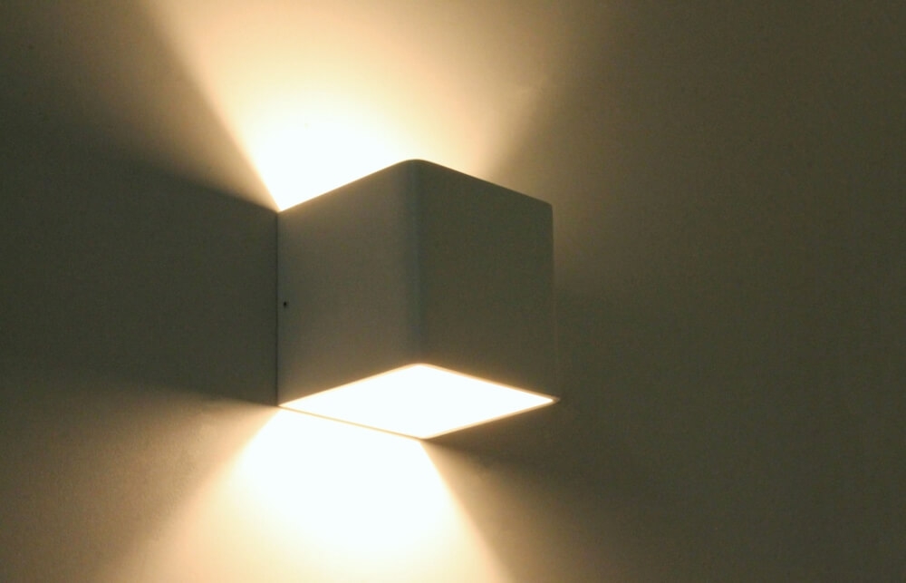 Hoogwaardige wandlamp BRIDGE LED dimbaar | Wit 10 cm