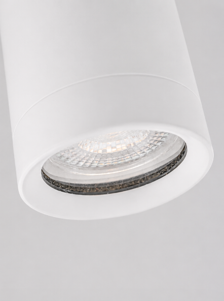 Strakke opbouwspot LEXI 2-lichts balk IP44 | Wit