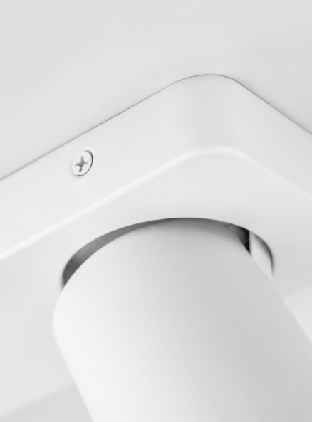 Strakke opbouwspot LEXI 2-lichts balk IP44 | Wit