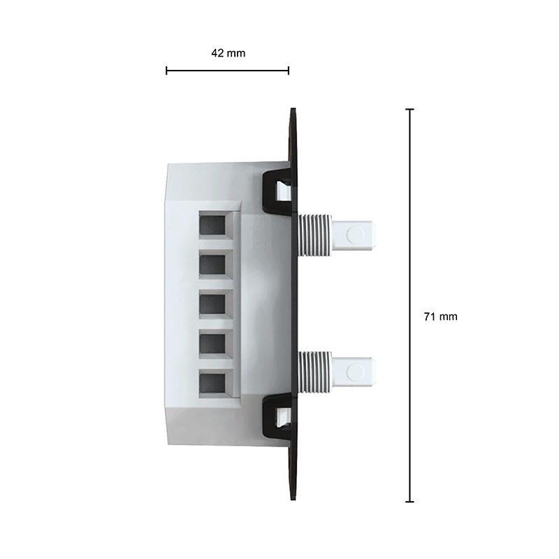 BOLD DUO LED-dimmer 2x 0-200 watt/VA druk-draai