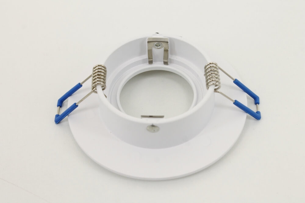 Elegante witte licht verdiepte inbouwspot SMOOTH vast | 9,8 cm