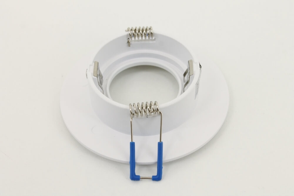 Elegante witte licht verdiepte inbouwspot SMOOTH vast | 9,8 cm