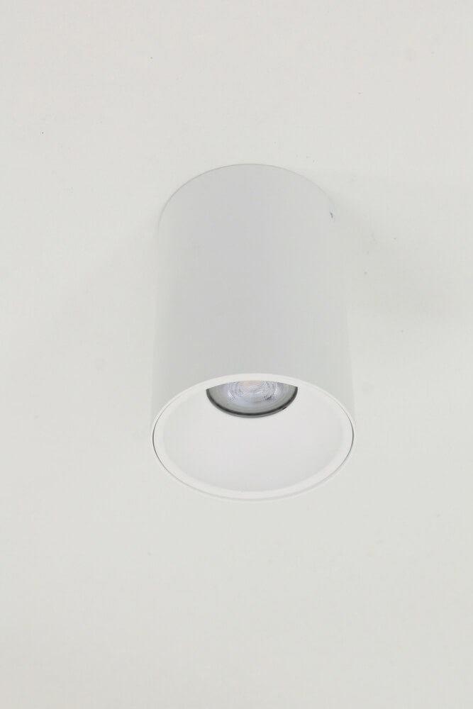 Plafondlamp / Opbouwspot ZUMA DEEP 1-lichts rond | Wit