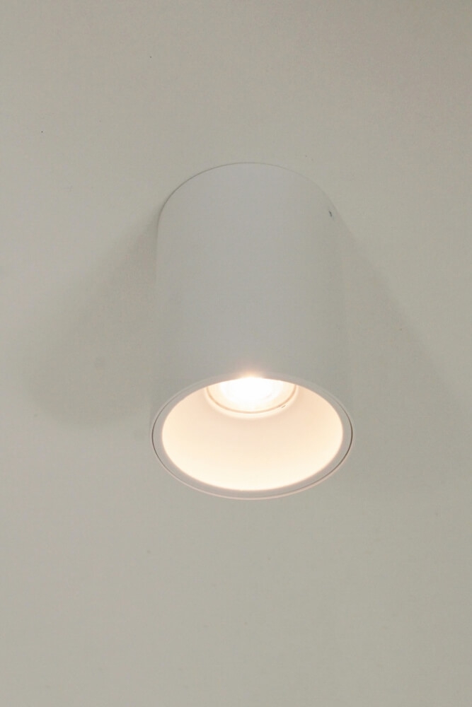 Plafondlamp / Opbouwspot ZUMA DEEP 1-lichts rond | Wit