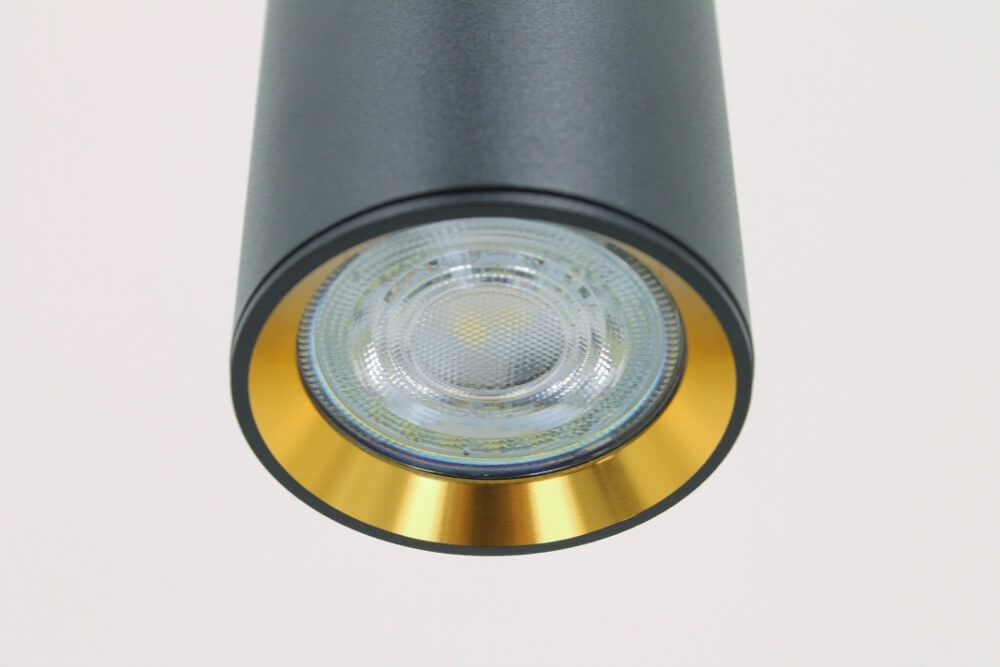Losse ring voor zwarte koker hanglamp RUNNY | Goud