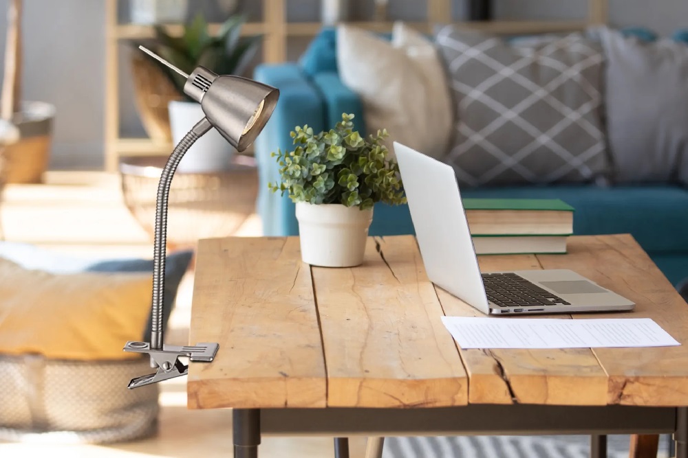 Flexibele klemlamp CLAMPO LED GU10 | Staal