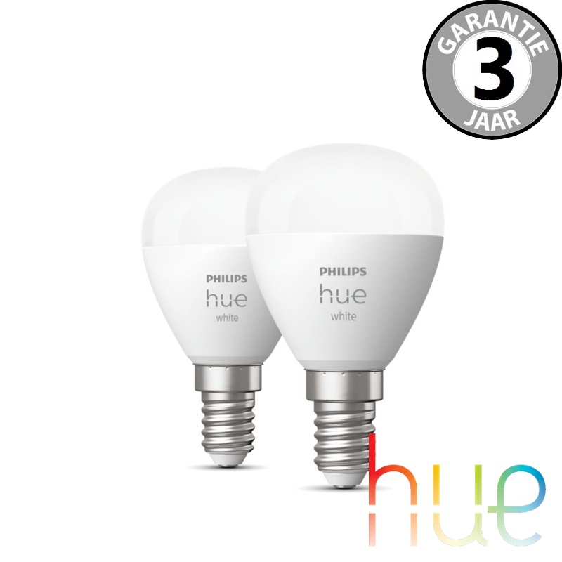 Philips Hue White E14 Duopack kogel