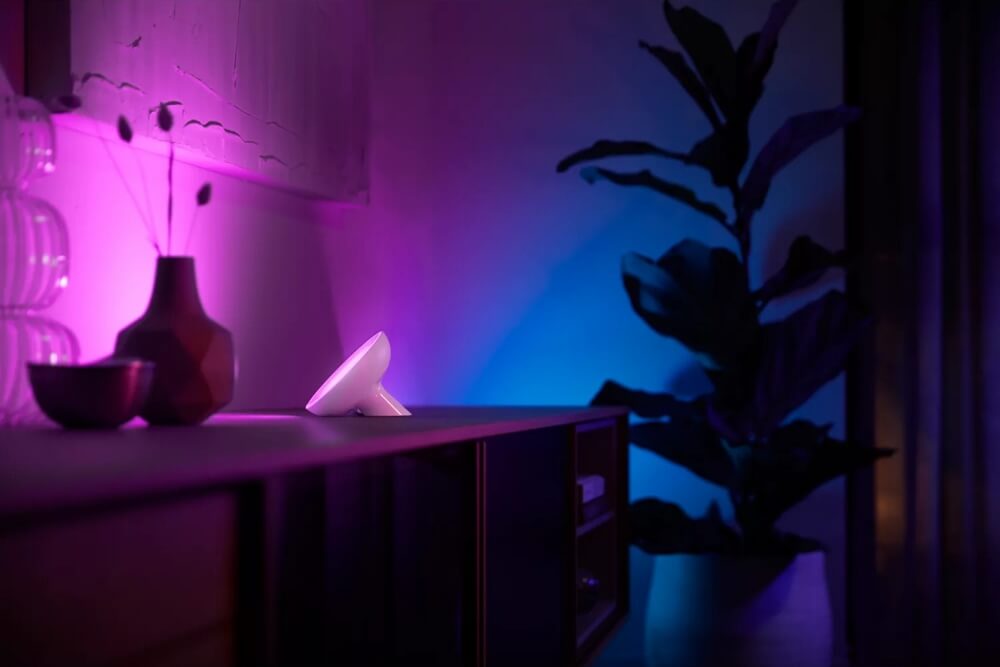 Philips Hue Bloom White en Color tafellamp | Wit