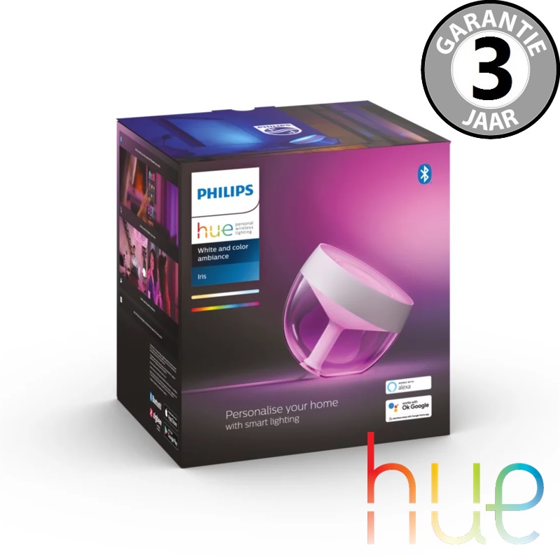 Philips Hue Iris White en Color tafellamp | Wit