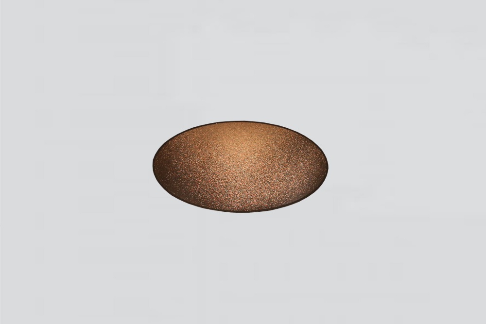 Zwarte ronde inbouwspot TRIMLESS FIXED GU10 | verstelbare stucrand