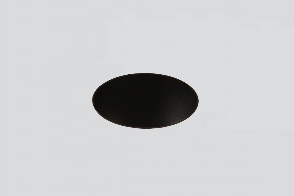 Zwarte ronde inbouwspot TRIMLESS FIXED GU10 | verstelbare stucrand