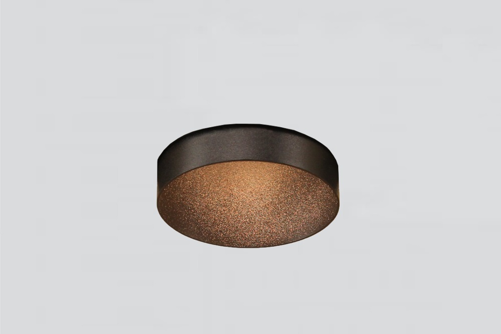 Zwarte ronde inbouwspot TRIMLESS FIXED GU10 | verstelbare stucrand