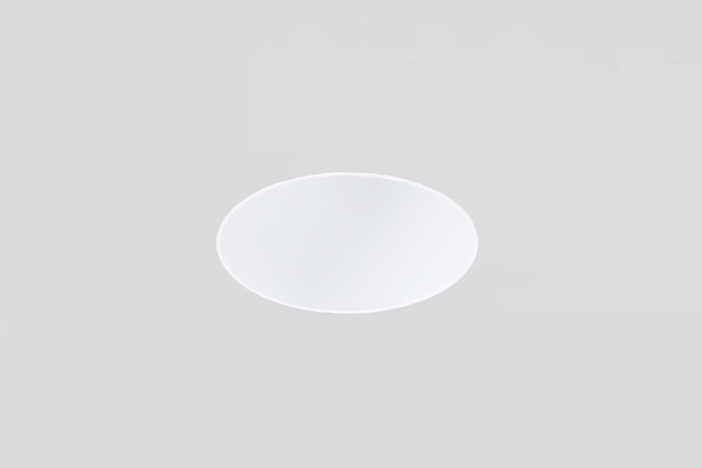 Witte ronde inbouwspot TRIMLESS FIXED GU10 | verstelbare stucrand